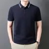 Camisetas Populares de Verano para Hombre Principalmente Recomendadas de Algodón Puro de Manga Corta con Tratamiento Mercerizado y que No se Encogen Fácilmente Cuellos para Ropa de Hombres Jóvenes y de Edad Media