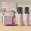 Alto-falante Bluetooth K12 Transfronteiriço da Amazon Sistema de Áudio Karaokê Microfone Sem Fio Tudo-em-Um Ktv Uso Doméstico para Crianças