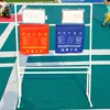 Marcador de Baloncesto para Jardín de Infancia Soporte de Piso para Marcador de Fútbol Volteable Voleibol Tenis de Mesa Deportes al Aire Libre Puntos