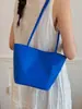 Bolsa Tote de Color Sólido Estilo Coreano Nuevo Verano 2026, Relajada y de Moda, Bolso de Hombro Sencillo, Bolso Cubo Casual