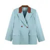 Artículos de moda femenina de venta caliente transfronteriza al por mayor, trajes elegantes de alta gama para mujer, blazers, chaquetas elegantes HBZXP622334