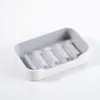 Guanghua Silicona Dos Colores Jabonera Baño Baño Cocina Simple Drenaje Antideslizante Mesa de Lavar Drenaje Soporte para Jabón