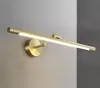 Armário de Espelho com Iluminação LED para Banheiro Estilo Americano, Cobre Integral, Espelho Frontal, à Prova d'Água, Luz para Maquiagem, Ferro de Guangdong
