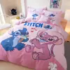 Set de Cuatro Piezas con Estampado de Dibujos Animados de Disney de Algodón Puro Nuevo 2026