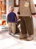 Nuevos Pantalones de Forro Polar para Niños, Pantalones Casuales para Niños, Ropa Gruesa de Otoño e Invierno para Niños Pequeños, Pantalones Rectos para Bebé