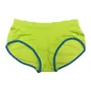 Ropa interior para mujer de tela Lycra, de tiro bajo, sin costuras, que se ajusta a la cadera, levanta glúteos, panty de una pieza con ribete de encaje, entrepierna de algodón puro, control de abdomen