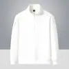 Sudadera Nueva 2025 Primavera y Otoño Cuello Alto para Hombre Media Cremallera Casual Holgada Deportiva Pesada Manga Larga