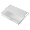 Caixa de Armazenamento Invisível sob a Mesa Tipo Gaveta Porta-Canetas Porta-Objetos Gaveta Escondida Porta-Objetos Papelaria de Escritório Estojo para Óculos