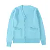 Fabricante Original do Cardigan Kawashima Suéter de Uniforme Jk Espessado Sete Agulhas Cos Uniforme Escolar Algodão