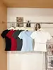 Camiseta de Manga Corta con Lunares y Pedrería, Estilo Nuevo 'Hot Girl', con Almohadillas en el Pecho para Mujer, Verano, Ajuste Delgado, Versátil, Top Básico 'Hot Girl'