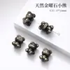 Obsidiana Plateada Natural Estrella de Arco Accesorios Hechos a Mano Semiacabados Piezas para Joyería DIY Piezas Talladas Venta Directa de Fábrica