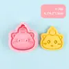 Molde para Galletas de Caricatura de Capibara, Molde para Galletas Impreso Simulado, Molde para Galletas 3D Estéreo Cortado a Presión, Herramienta para Hornear