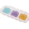 Cuentas de Vidrio de Cristal Imitación Transparentes de 8 mm, Bloqueo de Color Dopamina, Sueltas para Accesorios de Joyería DIY, Materiales para Pulseras de Cuentas