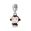 Colgantes para Pulseras DIY de Dibujos Animados Lindos Estilo Ins Amuletos de Hilo Colgantes de Cuentas de Animales Colgantes de Cachorro Oso en Stock