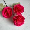 3 flores de peonía redondas flores de boda decoración de salón de bodas flor de mesa flor artificial accesorios para fotografía tela de seda en stock