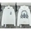 Moletom Chrome Hearts Novo 2025 Transfronteiriço com Design de Cruz, Casaco com Zíper Unissex Casual de Caimento Solto