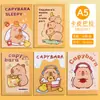 Cuaderno de Líneas Horizontales Lindo de Dibujos Animados Pequeño Premio para Estudiantes Cuaderno A5 Bloc de Notas B5 Engrosado Diario Portátil Venta al por Mayor