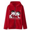 Tendência 2022 Novo Produto Moletom com Zíper de Caveira Jaqueta Believe Love Can Kill Us Marca da Moda