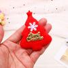 Accesorios de Regalo de Navidad Colgante de Dibujos Animados Ultrasónico Papá Noel Muñeco de Nieve Alce Accesorios Anillo a Presión Decoración Venta al por Mayor