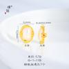 Tienda de oro Puzuo con accesorios DIY pulsera de cuentas de perlas de codo de ágata blanca joyería china nueva