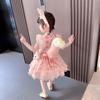 Vestido lolita infantil, vestido de verano 2024, nuevo vestido de cumpleaños de verano para niñas, vestido de princesa lolita