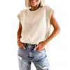 Roupas Femininas Europeias e Americanas Transfronteiriças Verão 2026 Novo Estilo Feminino Gola Redonda Tricô Blusa Camisa Casual Estilosa
