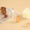 Em estoque frasco roll-on frasco roll-on tampa dourada frasco para óleos essenciais frasco de decantação 5ml 10ml frasco para óleos essenciais frasco roll-on frasco de amostra de perfume