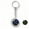 Llavero de Luna de Doble Cara con Cielo Estrellado Luminoso y Doce Constelaciones - Exquisito y Versátil Accesorio para Llaves de Coche para Mejores Amigos