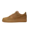 Putian Genuíno Original Sapatos Transfronteiriços aj Air Force 1 branco puro af1 versão cor de trigo samurai preto sapatos masculinos sapatos pretos de skate