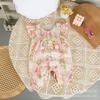 Verano 2025 Tulipán Estéreo Verano Delgado Floral Ropa Occidental para Bebés y Niños Pequeños Fuera de lo Común
