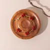 Novo Pulseira de Cabacinho em Brocado de Seda Xiangyun Feita à Mão em Estilo Chinês com Design Vintage, Perfeita para Combinar com um Qipao, Exquisita e Elegante, um Presente para uma Amiga Próxima