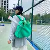 Bolsa de Ombro para Tênis Esportiva ao Ar Livre Pode Ser Usada na Diagonal, Mochila de Tênis Portátil Fashionável Unissex Mochila
