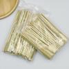 Em nome do palito de bambu cozido kwantung de uso único com cabo, palito de bambu com corda de ferro transfronteiriço gravado, palito para churrasco frito, fábrica comercial