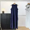 ¡Estilo nórdico! Vestido sin mangas tipo tank Wood Giant 890+, corte casual, bloques de color, talle alto, estiliza, para mujer
