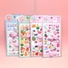 Pegatinas de Huella de Gato Squishy para Aliviar el Estrés, Pegatinas de Burbujas 3D en Relieve para Niños, Pegatinas Decorativas para Teléfono DIY, Pegatinas de Melocotón