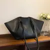 Bolsa Casual de Grande Capacidade Estilo Coreano para Mulheres 2025 Nova Moda Bolsa Cesta de Legumes Simples de Ombro Único Pequena de Axila