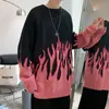 Nuevo Suéter Coreano Holgado con Llama Otoño e Invierno 2024 Moda Estudiante Pareja Femenina Top Camisa Tejida (