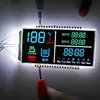 Suministro directo de fábrica de Dongguan pantalla LCD purificador de aire pantalla de código de segmento TN fondo negro visualización de palabras blancas