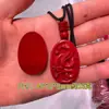 Pingente de Cabacinha Dourada com Areia Cinnabar Roxo para Boa Sorte e Prosperidade, Adequado para Homens e Mulheres em Seu Ano Zodiacal, Atacado