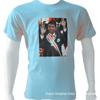 Fornecimento de fábrica de malha Grupo campanha eleitoral propaganda camisa cultural camisa gola redonda T-shirt