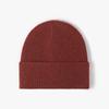 Gorro de Punto Grueso Cálido para Otoño e Invierno, Imitación Piel de Conejo, Protección para Orejas, Sin Visera, Color Sólido para Hombre, Sombrero de Lana Casual para Exteriores Transfronterizo