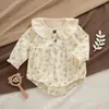 Ropa de envolver para bebé niña, primavera y otoño, para recién nacida, estilo Ins, traje de ropa para luna llena de bebé, algodón 100% puro, Clase A