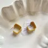 Brincos Geométricos Foscos Irregulares de Design de Nicho Estilo Coreano para Mulheres Brincos Únicos Retrô para Mulheres Brilhantes