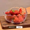 Bol de Ensalada de Vidrio Bol de Postre Transparente para el Hogar Bol para Frutas, Hielo, Gelatina Lavamanos para Bebé Recuerdo de Fiesta de Primer Cumpleaños Mes Completo