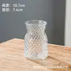 Vaso de Vidro Estilo Europeu Decoração Ins Transparente Retrô Sala de Estar Arranjo de Flores Flores Hidropônicas Garrafa de Vidro Decorativa Moderna