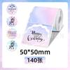 Papel Térmico Autoadhesivo Transfronterizo Phomemo M110/Marklife Creativo Degradado Colorido Papel Térmico para Etiquetas