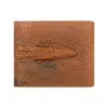 Carteira Masculina MenBense Nova Curta Padrão Crocodilo Moda Negócios Multi-Cartões Carteira PU Fornecimento Direto da Fábrica