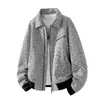 Chaqueta de talla grande para hombre, prenda superior para hombre, comercio exterior transfronterizo, nueva moda otoño e invierno 2026, abrigo casual holgado para hombre