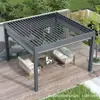 Toldo de panel Great Wall, toldo solar aislado, toldo de protección solar, toldo de techo de aleación de aluminio, revestimiento de aluminio de rejilla, toldo de teja Great Wall