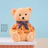 Lenço de Seda Popular Urso Floral Brinquedo de Resina Fofo Chaveiro Caixa Surpresa Gadget para Alívio de Estresse de Mesa Atacado
